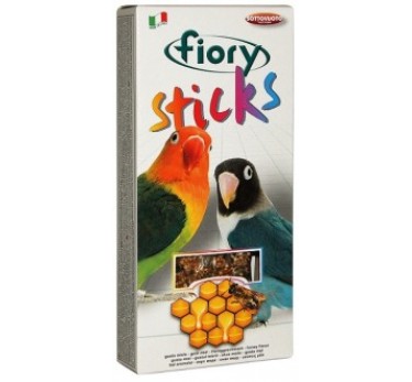 FIORY палочки для средних попугаев Sticks с медом 2х60 г